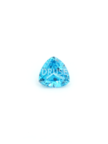Фианит голубой триллион 15х15х15мм (цвет 21)