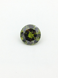 Фианит олива круг 16,0мм (цвет 12)