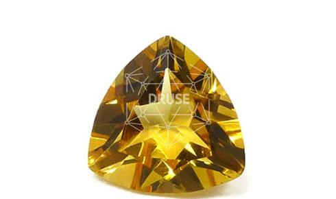 Цитрин триллион 10х10х10мм 