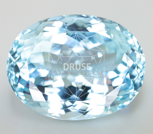 Топаз светлый sky овал 7,5х6мм