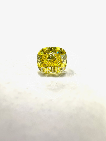 Бриллиант синтетический жёлтый антик 5,96х5,34х3,90мм (1ct, VVS 2)