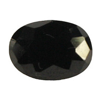 Муассанит черный овал 8х6мм (цвет "G-D'' высшей категории)