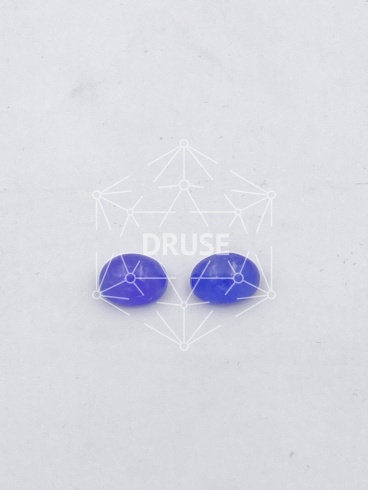 Танзанит овал кабошон 10,3х8,3мм (8,35ct) пара