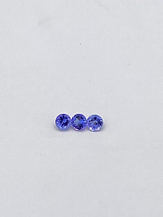 Танзанит круг 5,0мм. (0,55ct)