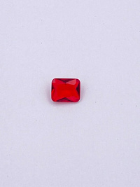 Алпанит красный октагон 11х9мм (цвет 68)