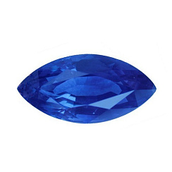 Шпинель синяя маркиз 14х8мм (цвет 39)