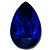 Шпинель синяя груша 9х7мм (цвет 40)
