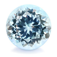 Топаз светлый sky круг 1,0мм