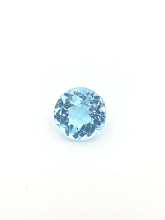 Топаз светлый sky круг 16,0мм фан линза