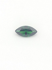 Фианит зеленый маркиз 18х9мм (цвет 28)