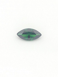 Фианит зеленый маркиз 18х9мм (цвет 28)