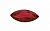 Корунд рубин маркиз 28х7,5мм (цвет 48)