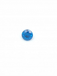 Фианит голубой круг 5,0мм (цвет 22)