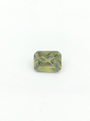 Фианит олива октагон 6х4мм (цвет 12)