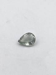 Аметист зеленый (Празиолит) груша 19,55х14,40мм. шахм.огр.(12,97ct)