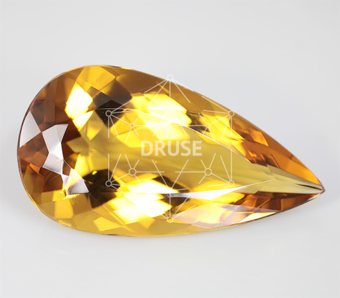 Цитрин груша 12х8мм 