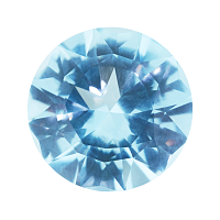 Нанокристалл голубой круг 3,0мм (цвет 73)
