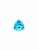 Фианит голубой триллион 16х16х16мм (цвет 21)