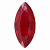 Корунд рубин маркиз 14х8мм (цвет 48)