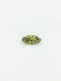 Фианит олива маркиз 14х7мм (цвет 12)