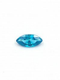 Фианит голубой маркиз 6х3мм (цвет 22)