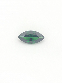 Фианит зеленый маркиз 14х7мм (цвет 28)
