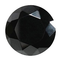 Фианит черный круг 0,9мм