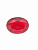 Алпанит красный овал 20х15мм (цвет 68)