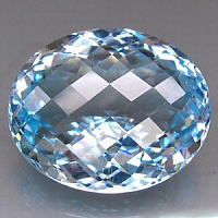 Топаз светлый sky овал 11х9мм фан