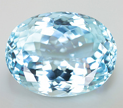 Топаз светлый sky овал 22х17мм