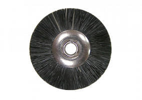 Щетка щетинная диск 22мм. черная б/д (Китай)