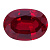 Корунд рубин овал 6х4мм (цвет 48)