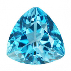 Топаз насыщенный swiss триллион 14х14х14мм макси