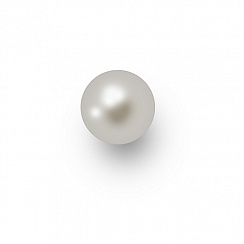 Искусственный жемчуг белый шар п./сверл. 20,0