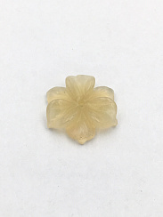 Сердолик цветок 14,0мм светлый