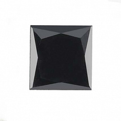 Фианит черный квадрат 16х16мм