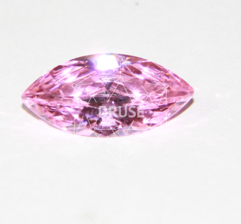 Фианит розовый маркиз 4х2мм (цвет 02)