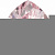 Фианит розовый триллион 16х16х16мм (цвет 02)