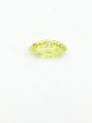 Фианит олива светлый маркиз 14х7мм (цвет 20)