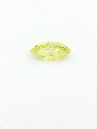 Фианит олива светлый маркиз 14х7мм (цвет 20)