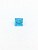 Фианит голубой квадрат 3х3мм (цвет 21)