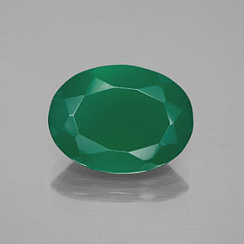 Алпанит агат зеленый овал 14х10мм