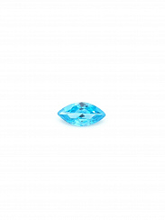 Фианит голубой маркиз 14х7мм (цвет 21)