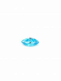 Фианит голубой маркиз 14х7мм (цвет 21)