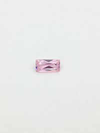 Фианит розовый багет 10х5мм (цвет 02)