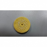 Круг муслиновый 25 мм б/д желтый, Китай