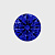 Шпинель синяя круг 16,0мм (цвет 39)