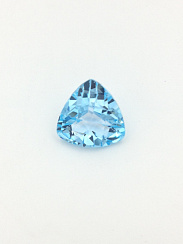 Топаз светлый sky триллион 15х15х15мм фант